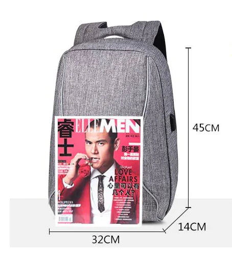 Anti-Theft Laptop Travel Backpack (Dual Shoulder)