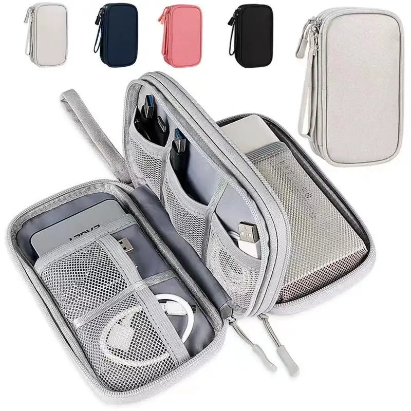 Portable Waterproof Electronic Accessories Organizer Bag
