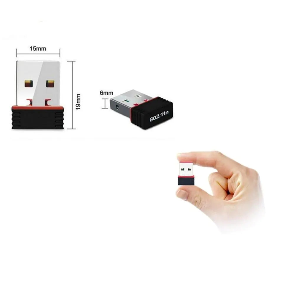 Mini Wireless USB WiFi Signal Receiver for Computers