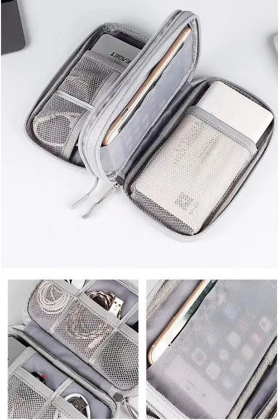 Portable Waterproof Electronic Accessories Organizer Bag
