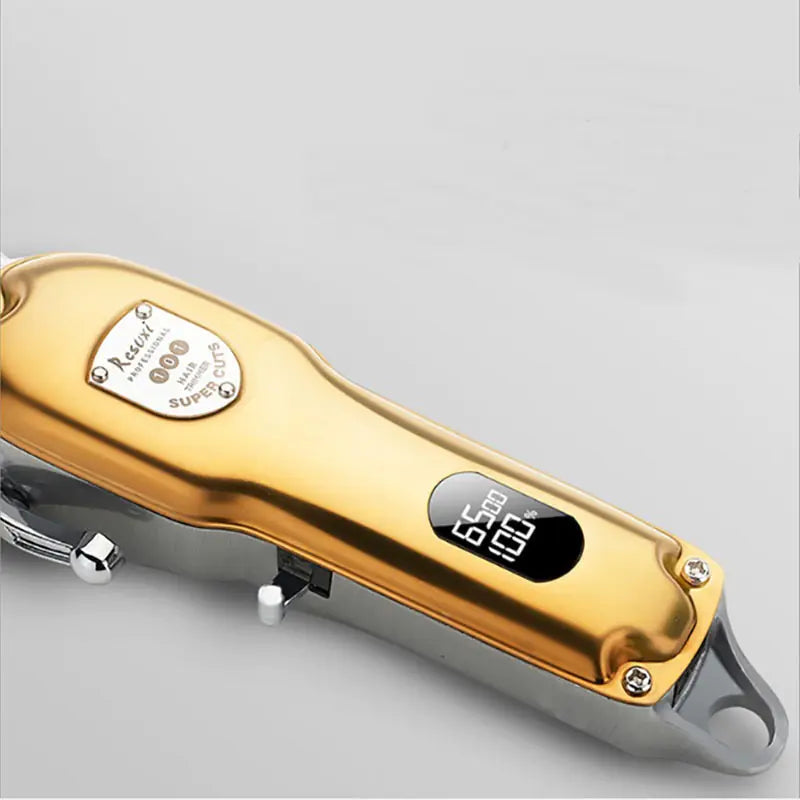 Full Metal Electric Hair Clipper with LCD Display