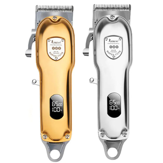 Full Metal Electric Hair Clipper with LCD Display